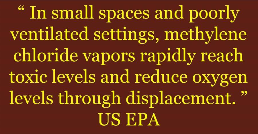 Methylene Chloride  Continues to be a Fatal Hazard in the Workplace