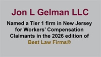 Jon Gelman LLC Named Top Workers' Compensation Law Firm