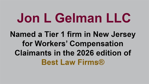 Jon Gelman LLC Named Top Workers' Compensation Law Firm