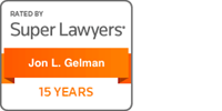 Jon Gelman Listed as a  Super Lawyer