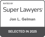 Jon Gelman Listed as a  Super Lawyer